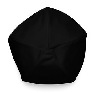 Atomic Critter Logo - All - Over Print Black Beanie - Atomic Critter Clothing