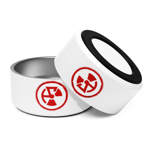 Atomic Critter Logo Pet Bowl - Atomic Critter Clothing