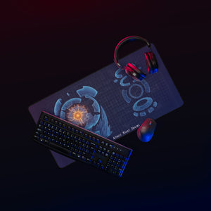 Atomic Heart Engine Tech Schematic Desk Mat - Atomic Critter Clothing
