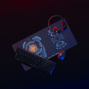 Atomic Heart Engine Tech Schematic Desk Mat - Atomic Critter Clothing