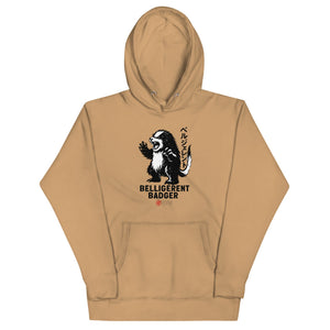 Belli Badger Unisex Hoodie - Atomic Critter Clothing