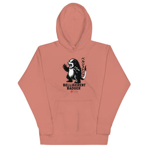 Belli Badger Unisex Hoodie - Atomic Critter Clothing