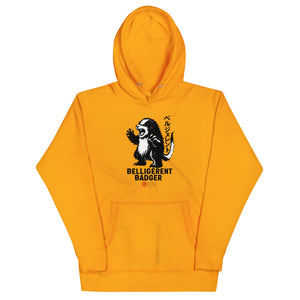 Belli Badger Unisex Hoodie - Atomic Critter Clothing