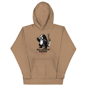 Belli Badger Unisex Hoodie - Atomic Critter Clothing