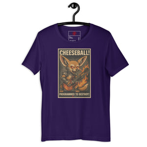 Cheeseball Metal Dark Unisex Tee - Atomic Critter Clothing