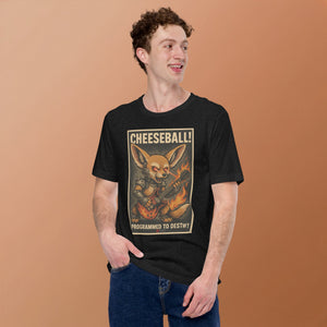 Cheeseball Metal Dark Unisex Tee - Atomic Critter Clothing