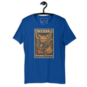 Cheeseball Metal Dark Unisex Tee - Atomic Critter Clothing