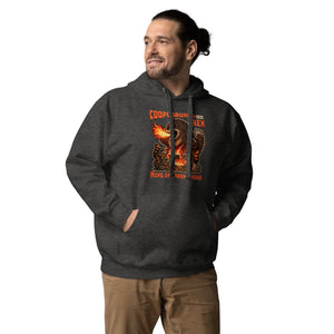 Cooposaurus Rex New King Unisex Hoodie - Atomic Critter Clothing