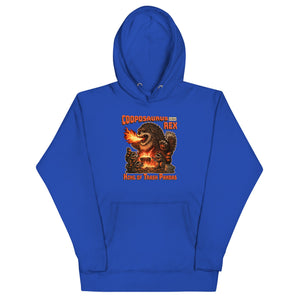 Cooposaurus Rex New King Unisex Hoodie - Atomic Critter Clothing
