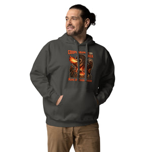 Cooposaurus Rex New King Unisex Hoodie - Atomic Critter Clothing