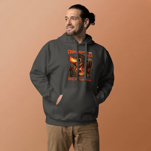 Cooposaurus Rex New King Unisex Hoodie - Atomic Critter Clothing