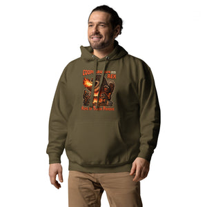 Cooposaurus Rex New King Unisex Hoodie - Atomic Critter Clothing