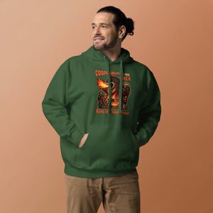 Cooposaurus Rex New King Unisex Hoodie - Atomic Critter Clothing
