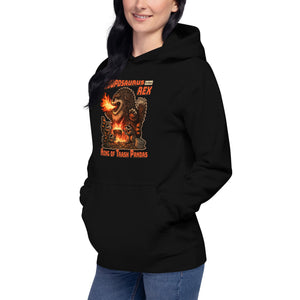 Cooposaurus Rex New King Unisex Hoodie - Atomic Critter Clothing