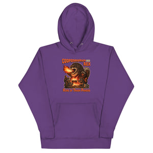 Cooposaurus Rex New King Unisex Hoodie - Atomic Critter Clothing