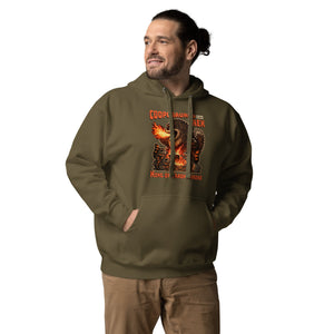 Cooposaurus Rex New King Unisex Hoodie - Atomic Critter Clothing