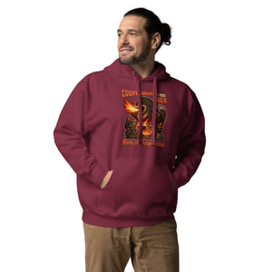 Cooposaurus Rex New King Unisex Hoodie - Atomic Critter Clothing
