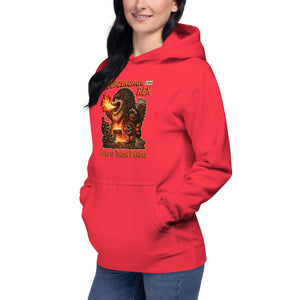 Cooposaurus Rex New King Unisex Hoodie - Atomic Critter Clothing