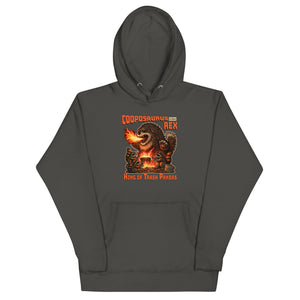 Cooposaurus Rex New King Unisex Hoodie - Atomic Critter Clothing
