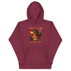 Cooposaurus Rex New King Unisex Hoodie - Atomic Critter Clothing