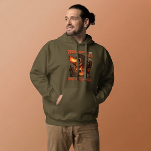 Cooposaurus Rex New King Unisex Hoodie - Atomic Critter Clothing