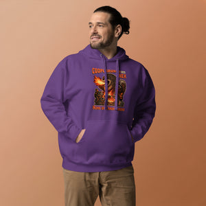 Cooposaurus Rex New King Unisex Hoodie - Atomic Critter Clothing
