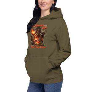Cooposaurus Rex New King Unisex Hoodie - Atomic Critter Clothing