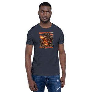 Cooposaurus Rex New King Unisex t-shirt - Atomic Critter Clothing