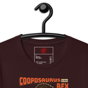 Cooposaurus Rex New King Unisex t-shirt - Atomic Critter Clothing
