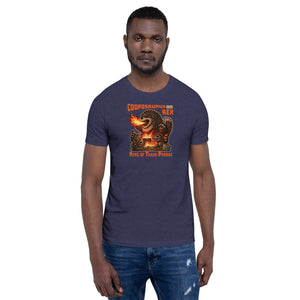Cooposaurus Rex New King Unisex t-shirt - Atomic Critter Clothing