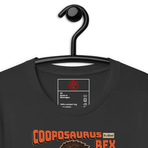 Cooposaurus Rex New King Unisex t-shirt - Atomic Critter Clothing