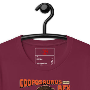 Cooposaurus Rex New King Unisex t-shirt - Atomic Critter Clothing