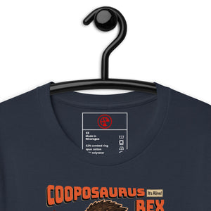 Cooposaurus Rex New King Unisex t-shirt - Atomic Critter Clothing