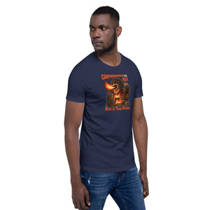 Cooposaurus Rex New King Unisex t-shirt - Atomic Critter Clothing