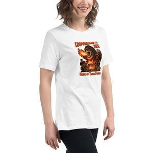 Cooposaurus Rex New King Women's T-Shirt - Atomic Critter Clothing