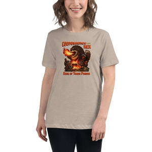 Cooposaurus Rex New King Women's T-Shirt - Atomic Critter Clothing