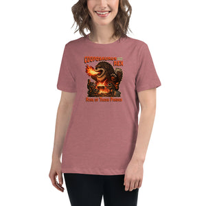 Cooposaurus Rex New King Women's T-Shirt - Atomic Critter Clothing