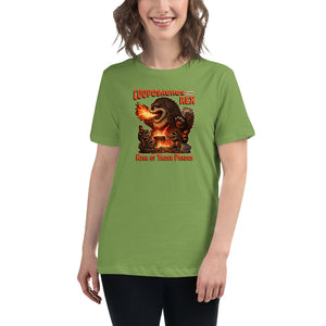 Cooposaurus Rex New King Women's T-Shirt - Atomic Critter Clothing