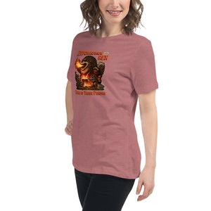 Cooposaurus Rex New King Women's T-Shirt - Atomic Critter Clothing