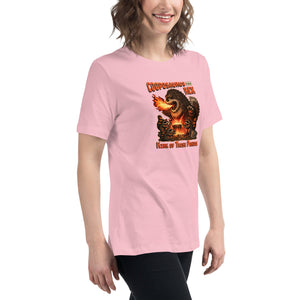 Cooposaurus Rex New King Women's T-Shirt - Atomic Critter Clothing