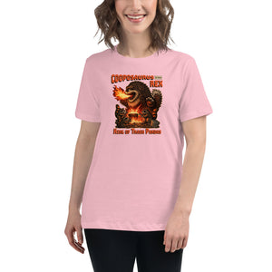 Cooposaurus Rex New King Women's T-Shirt - Atomic Critter Clothing