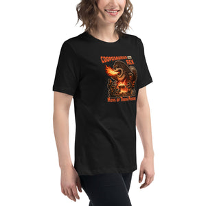 Cooposaurus Rex New King Women's T-Shirt - Atomic Critter Clothing