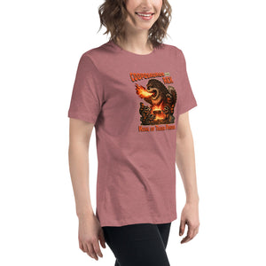 Cooposaurus Rex New King Women's T-Shirt - Atomic Critter Clothing