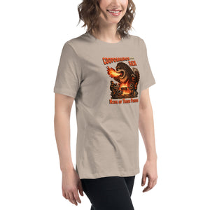 Cooposaurus Rex New King Women's T-Shirt - Atomic Critter Clothing