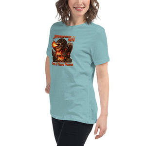 Cooposaurus Rex New King Women's T-Shirt - Atomic Critter Clothing