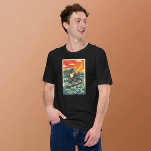 Cooposaurus Rex Surfs Unisex Tee - Atomic Critter Clothing