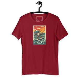 Cooposaurus Rex Surfs Unisex Tee - Atomic Critter Clothing