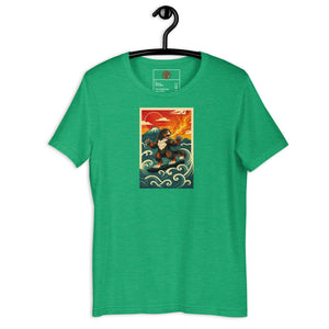 Cooposaurus Rex Surfs Unisex Tee - Atomic Critter Clothing
