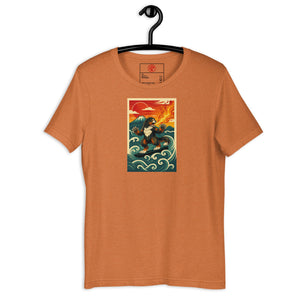 Cooposaurus Rex Surfs Unisex Tee - Atomic Critter Clothing