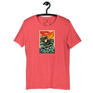 Cooposaurus Rex Surfs Unisex Tee - Atomic Critter Clothing